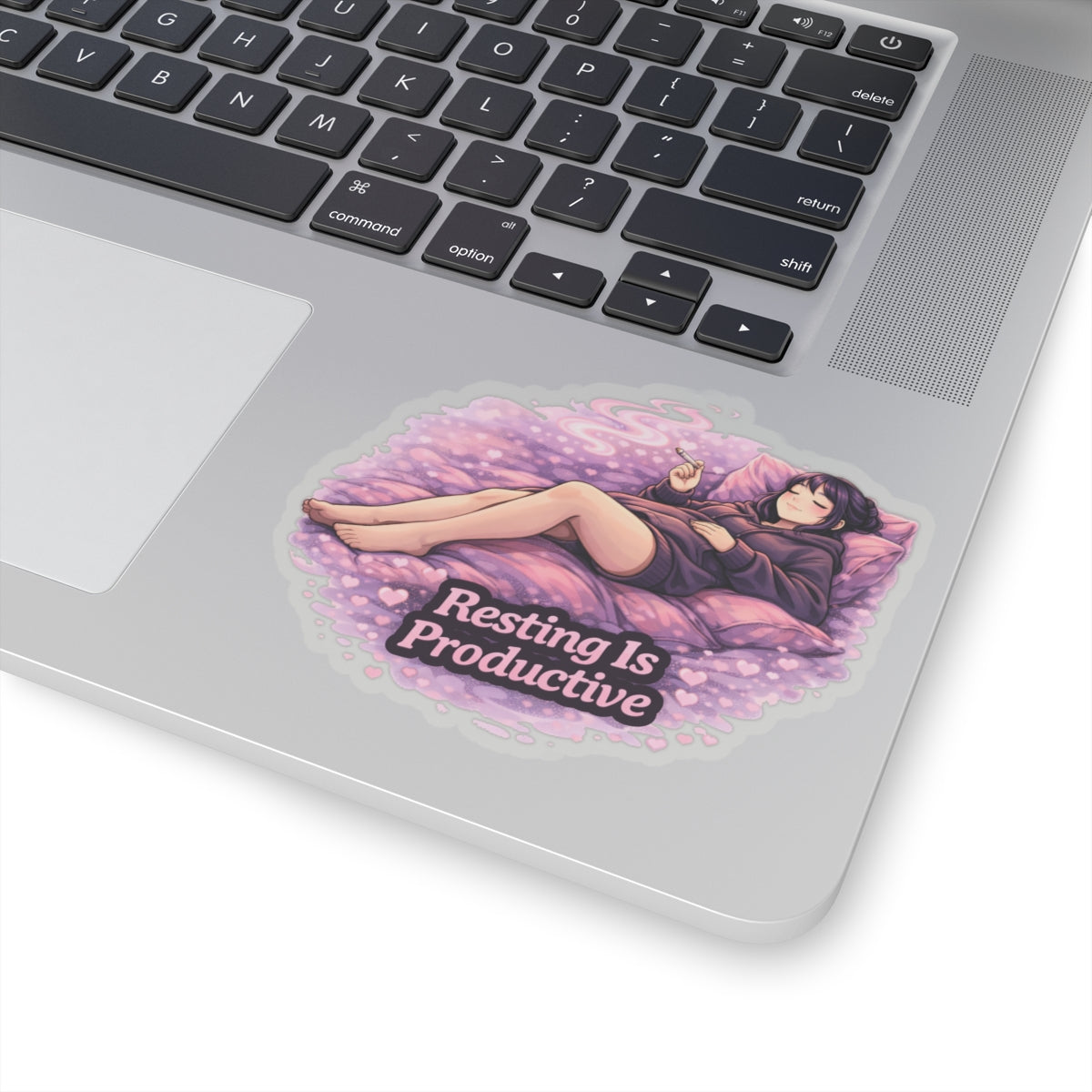 Kenzie Killz Manic Merch Resting Is Productive Sticker