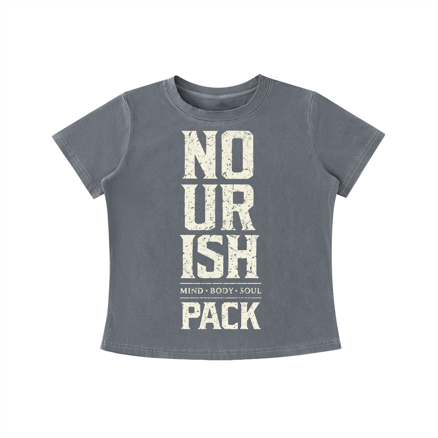 No Ur Ish NOURISH Vintage Wash Slim Fit T-shirt