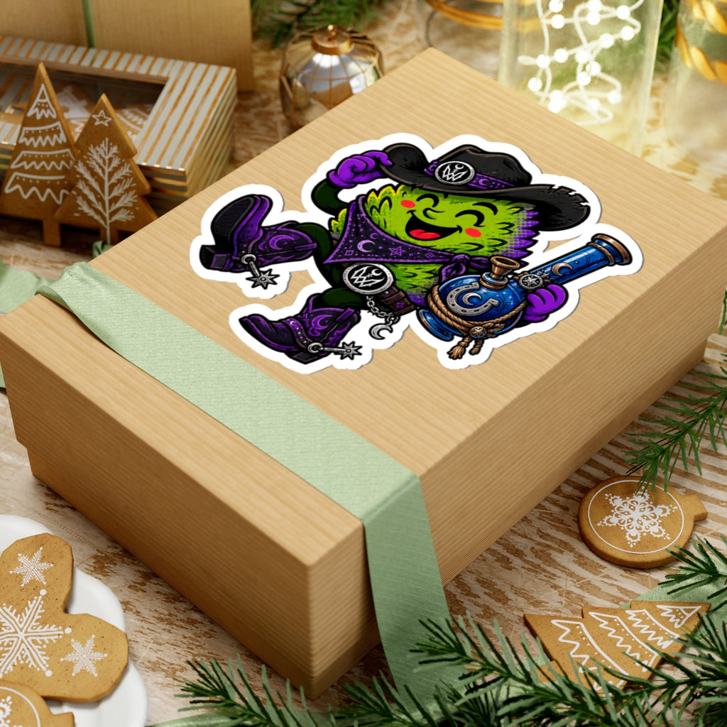 Cannabis Cowboy Cutie Kenzie Killz x Double W Supply Co Collab Sticker