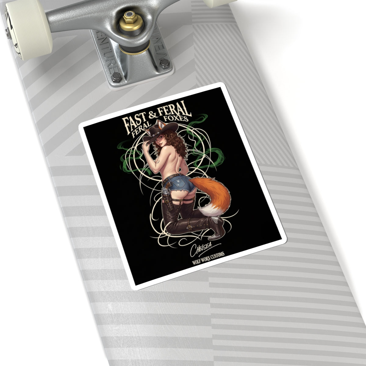 Feral Foxes Chelsea Sticker