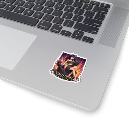 Wolf Worx Customs Fast & Feral Anime Sticker