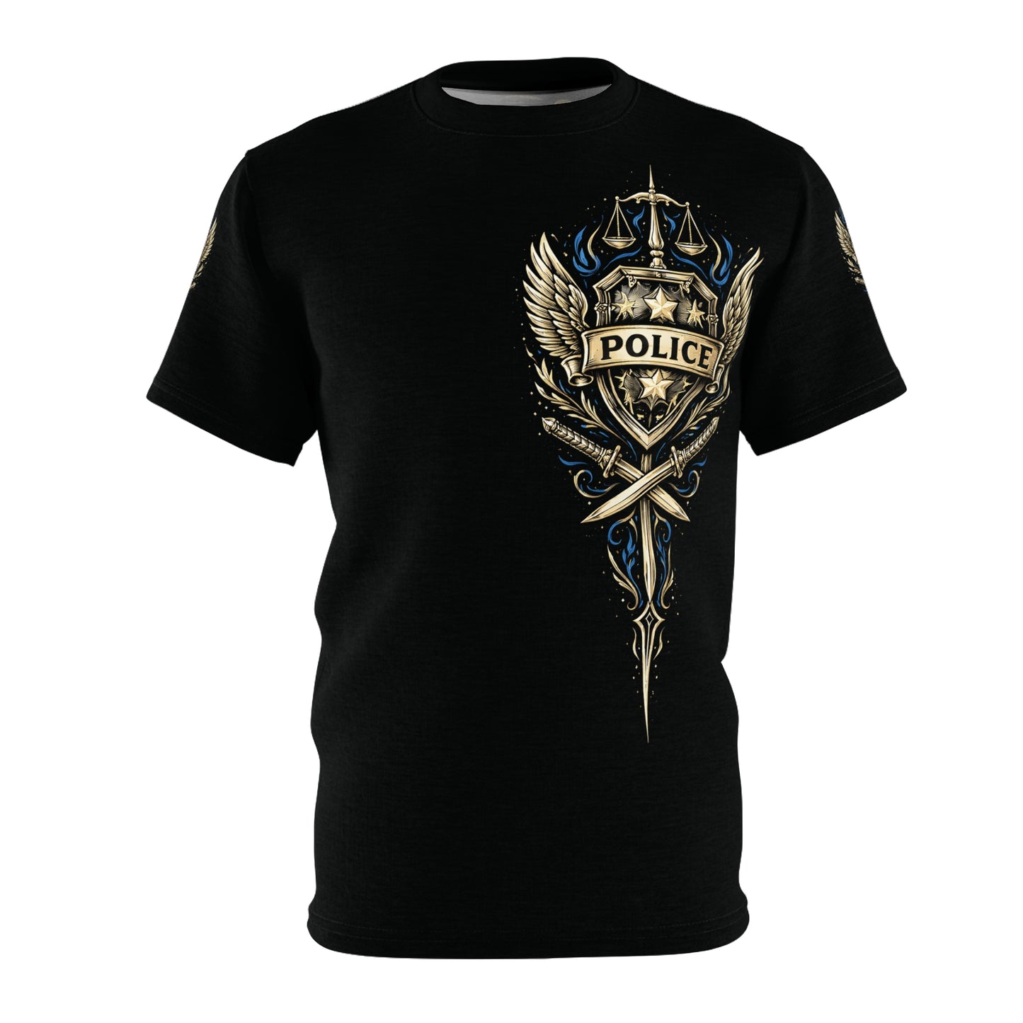 Wolf Worx Customs Hot Rod Heroes Police T Shirt