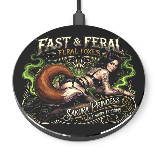 Feral Foxes Sakura Wireless Charger