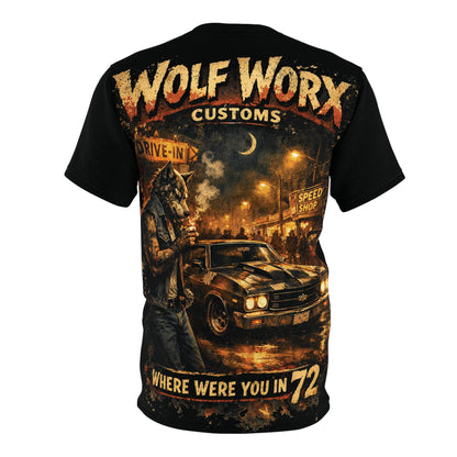 Wolf Worx Customs "Where Were You In..." 72 Generations T- Shirt