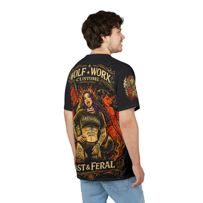 Wolf Worx Customs Raised On Legacy Fast & Feral Kenzie Killz Coop Inspired Vintage T- Shirt