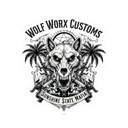 Wolf Worx Customs CCCollab Sunshine State Mafia Sticker