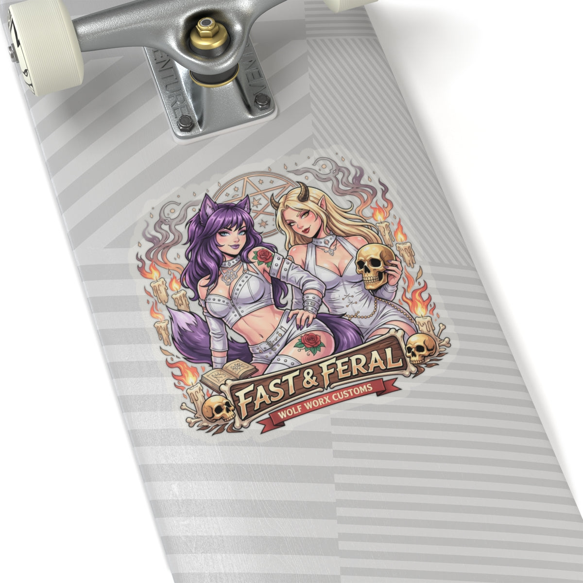 Wolf Worx Customs Witches Anime Sticker