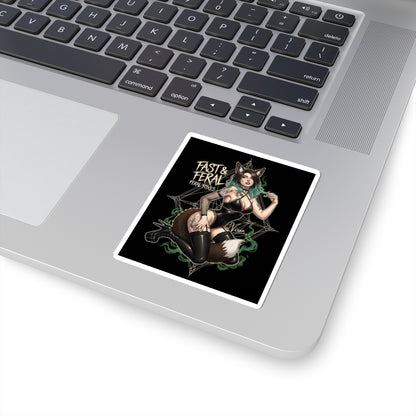Feral Foxes Vixen Sticker