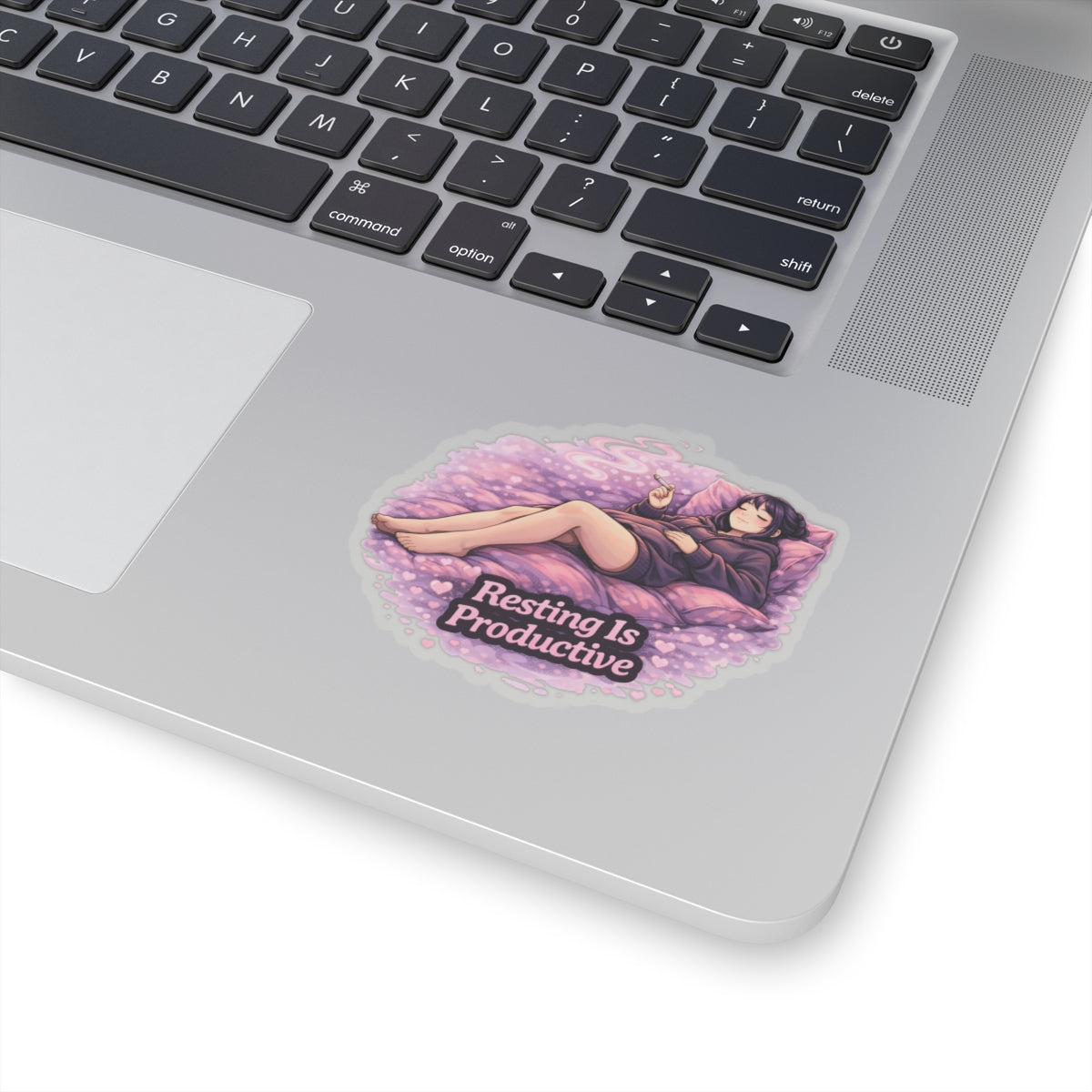 Kenzie Killz Manic Merch Resting Is Productive Sticker