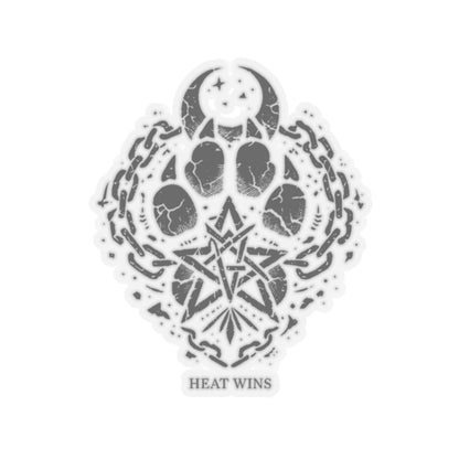 HEAT WINS! Kenzie Killz / Wolf Worx Customs / Witch Wolf / NO UR ISH PROTEST COLLAB! ALL Proceeds Go To Charity! STICKER