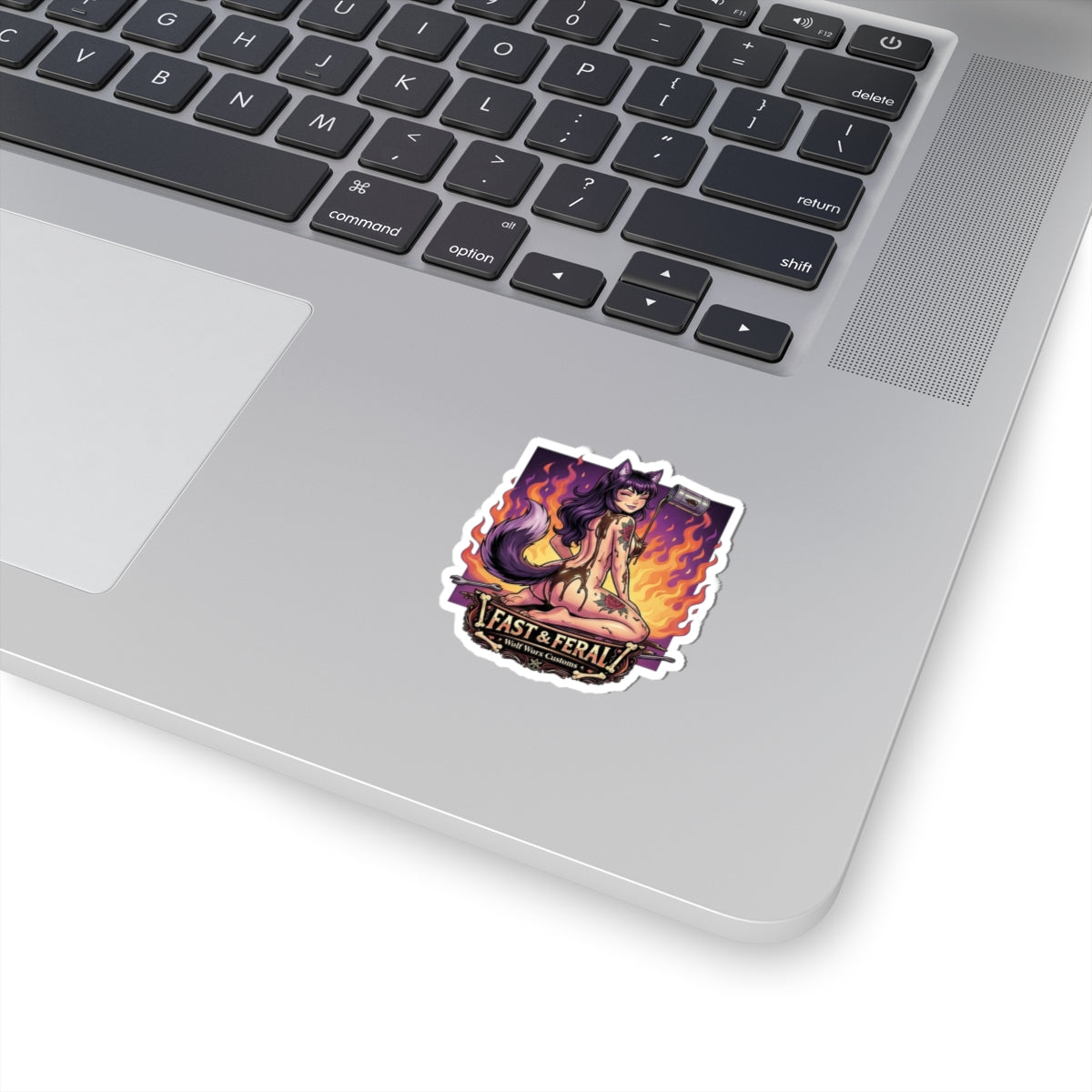 Wolf Worx Customs Fast & Feral Anime Sticker