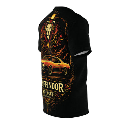 Wolf Worx Customs "Hogwarts Hotrods" Gryffindor T- Shirt