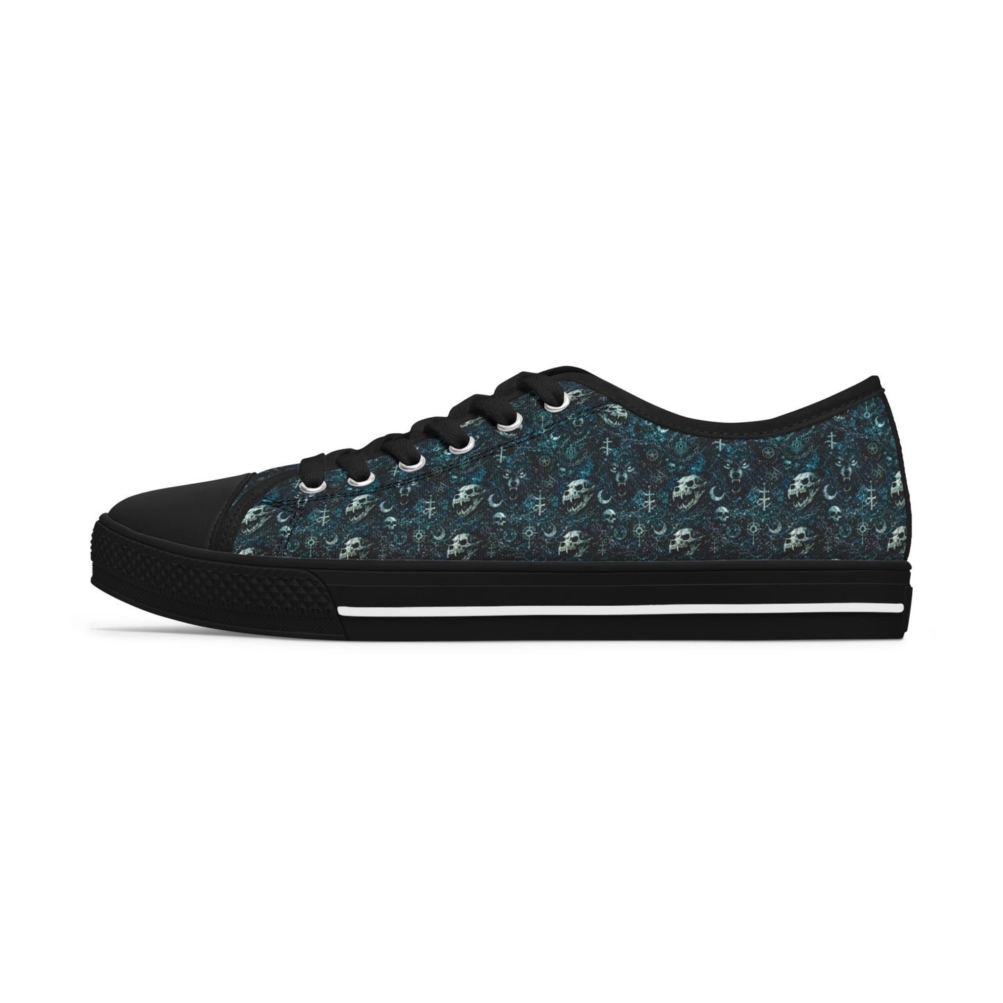 Fast & Feral Blue Occult Women's Low Top Sneakers