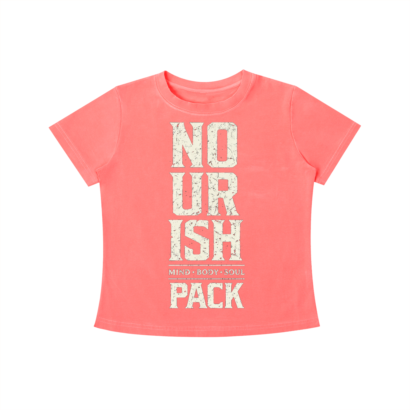 No Ur Ish NOURISH Vintage Wash Slim Fit T-shirt