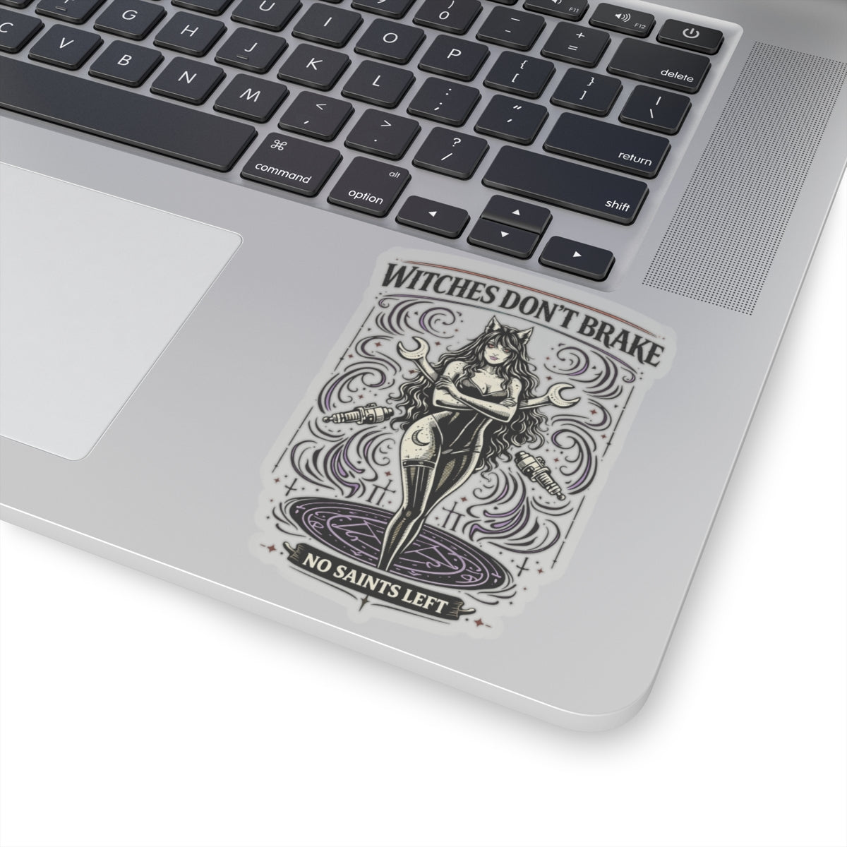 Wolf Worx Customs Witches Don't Break Sticker