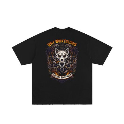 Wolf Worx Customs Sunshine State Mafia Pack Don Heavyweight Hand-frayed T-Shirt