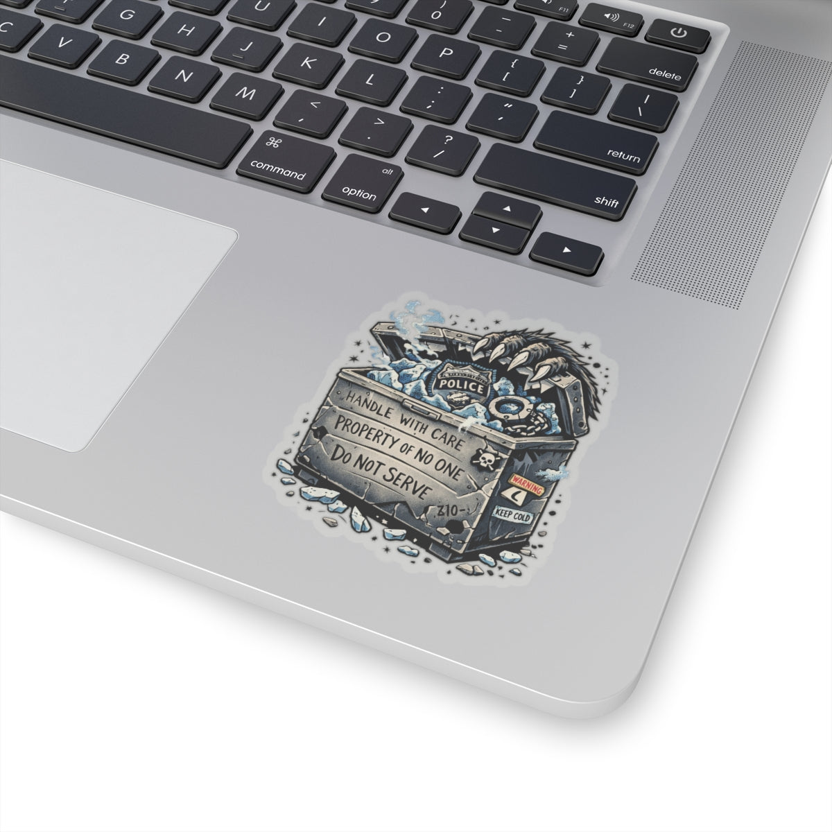 HEAT WINS! Kenzie Killz / Wolf Worx Customs / Witch Wolf / NO UR ISH Ice Badge PROTEST COLLAB! ALL Proceeds Go To Charity! STICKER