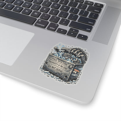 HEAT WINS! Kenzie Killz / Wolf Worx Customs / Witch Wolf / NO UR ISH Ice Badge PROTEST COLLAB! ALL Proceeds Go To Charity! STICKER