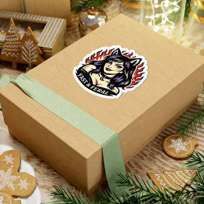 Wolf Worx Customs Fast & Feral Change Sticker