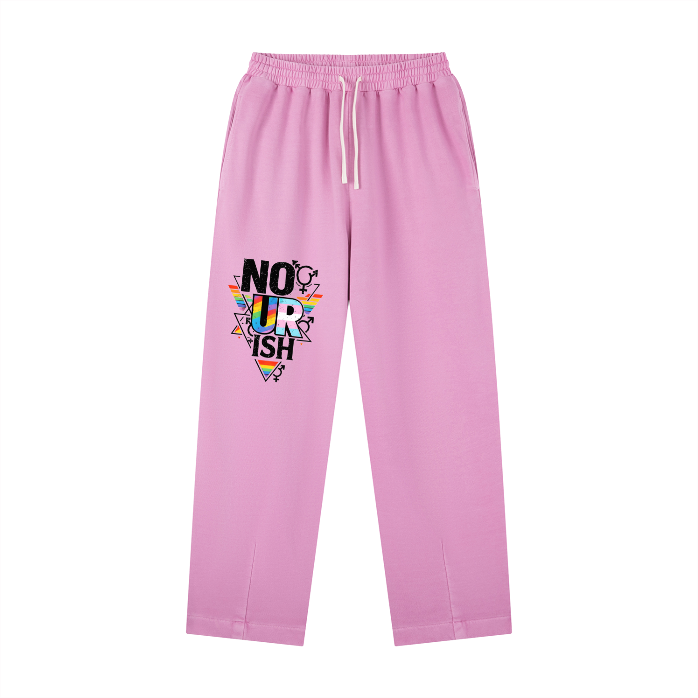 No Ur Ish NOURISH Vintage Washed Drawstring Sweatpants