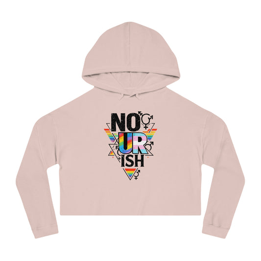 NO UR ISH Nourish Cropped Pride Sweatshirt (Proceeds Benefit Charity)