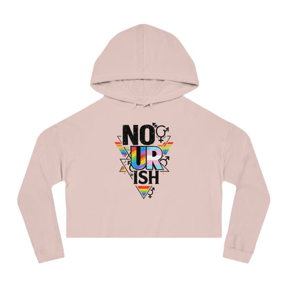 NO UR ISH Nourish Cropped Pride Sweatshirt (Proceeds Benefit Charity)