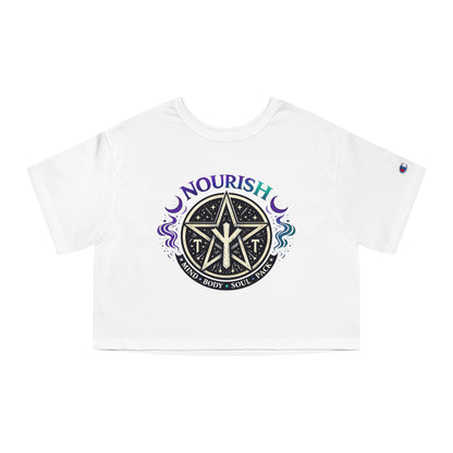 No Ur Ish NOURISH Cropped T-Shirt SA/DA Awareness (Proceeds Benefit Charity)