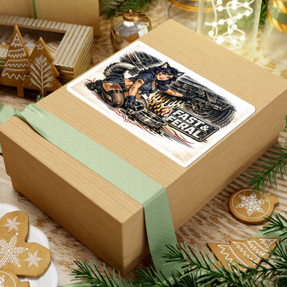 Wolf Worx Customs Fast & Feral Kenzie Killz Oil Change Sticker