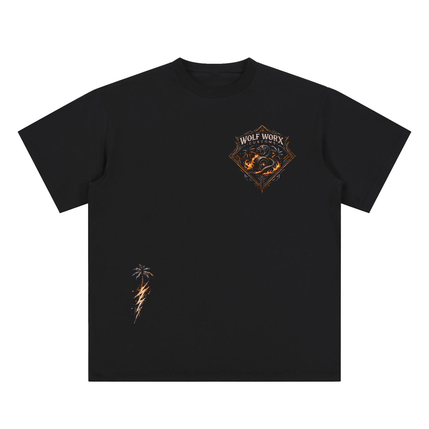 Wolf Worx Customs Muscle Car Siren Essential Cotton T-Shirt