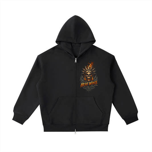 Heat Wins! Fires Of Liberty Essential Heavyweight Pocket Hoodie