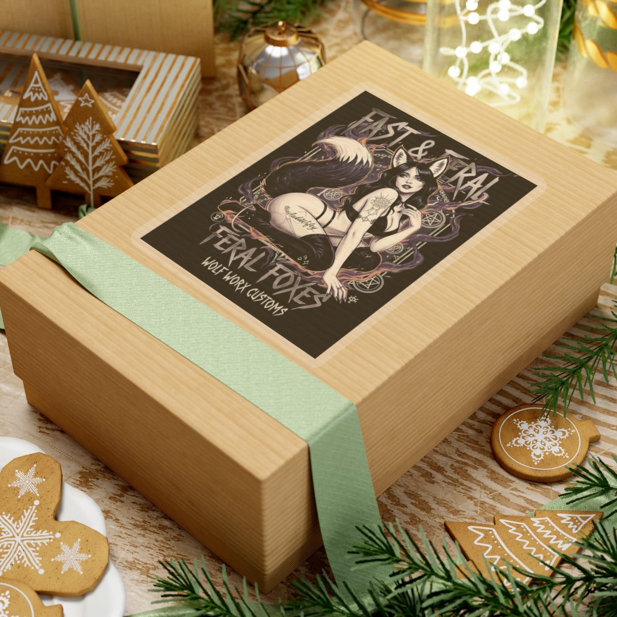 Feral Foxes Audiwifey Sticker