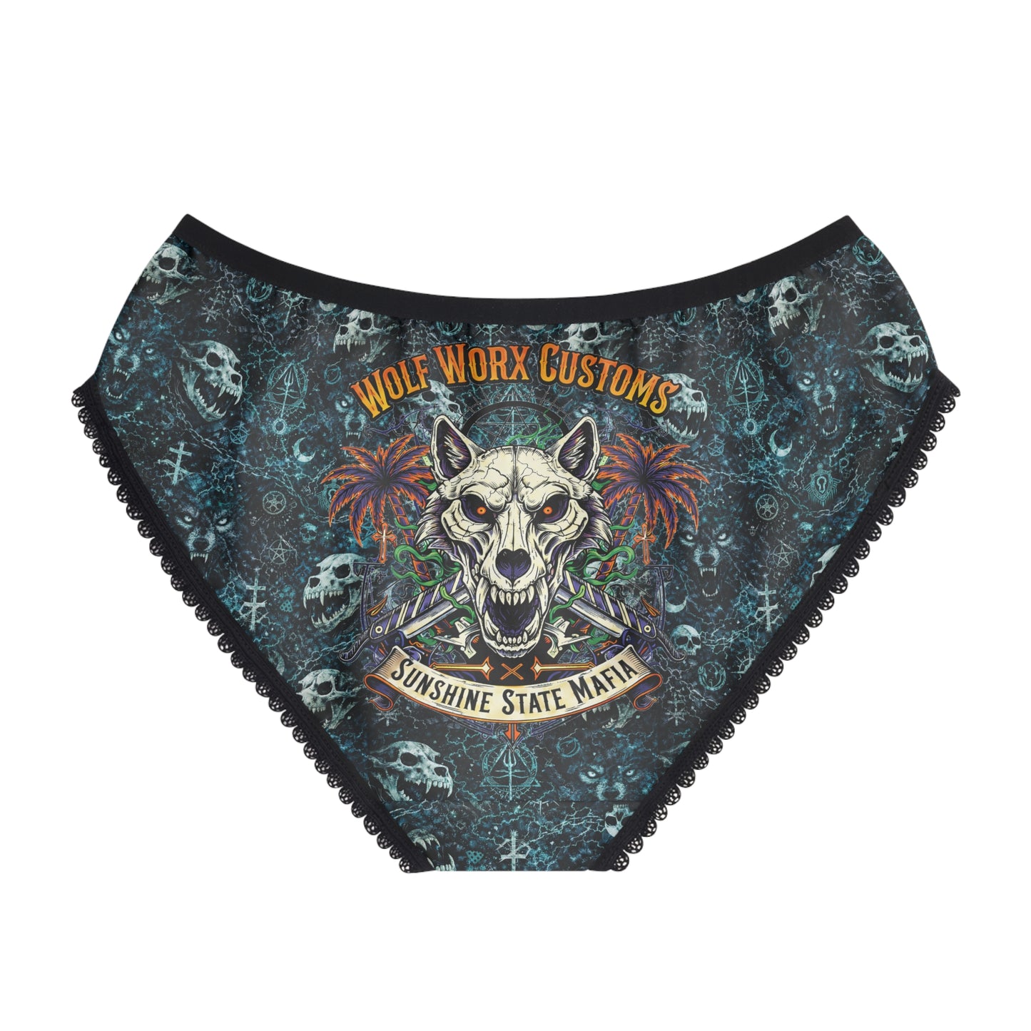 Fast & Feral Sunshine State Mafia  Blue Women's Briefs