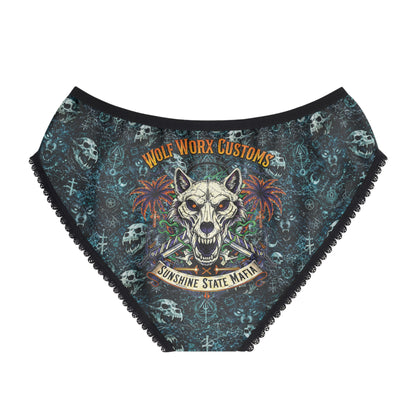 Fast & Feral Sunshine State Mafia  Blue Women's Briefs