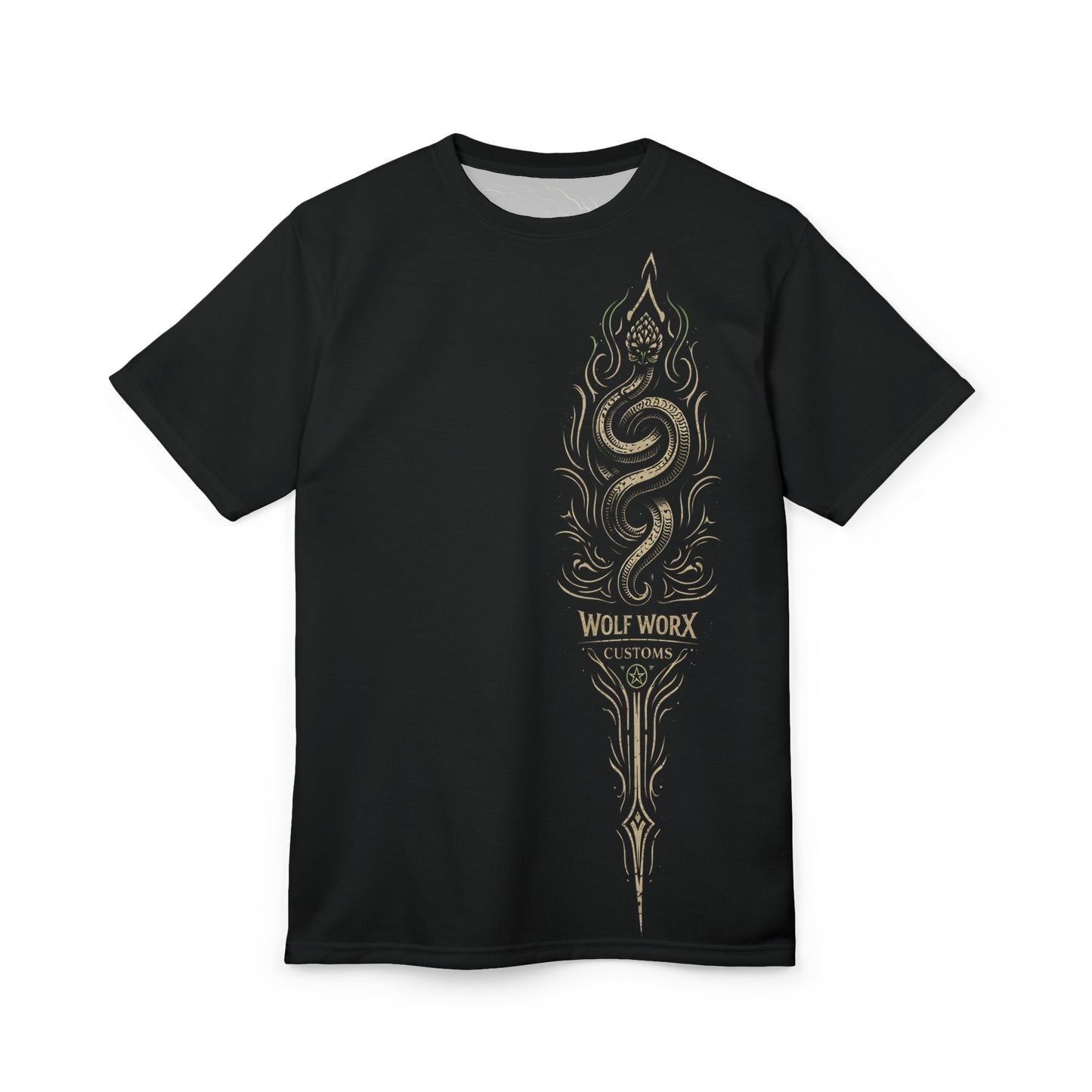 Wolf Worx Customs "Hogwarts Hotrods" Slytherin T- Shirt