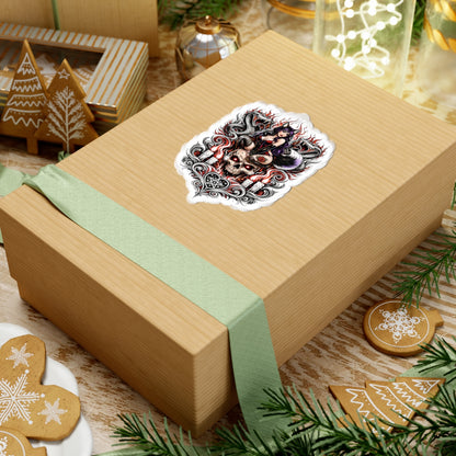 Wolf Worx Customs Snake Skull Sticker