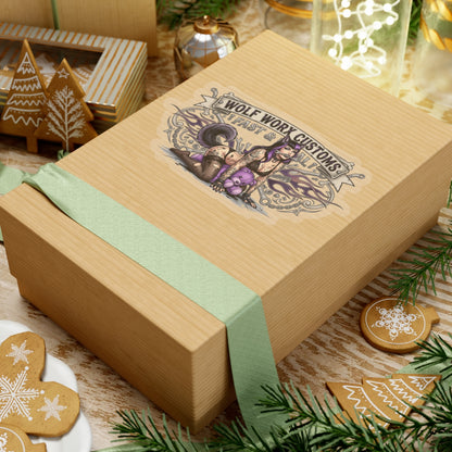 Wolf Worx Customs Fast and Feral Sticker