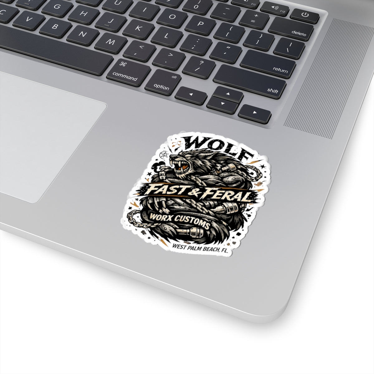 Wolf Worx Customs Wolf Snake Sticker