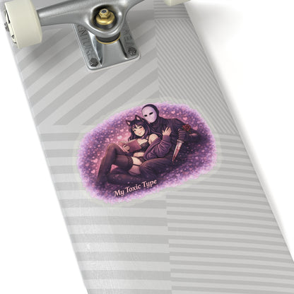 Kenzie Killz Manic Merch My Toxic Type Sticker