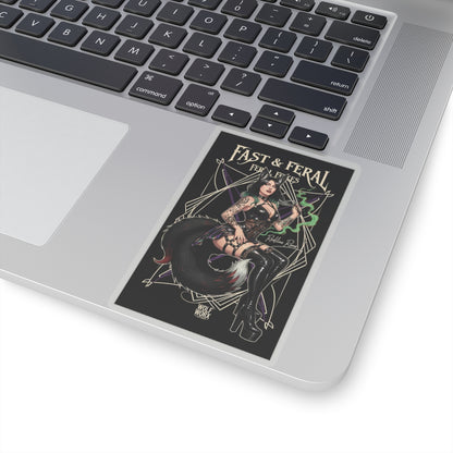 Feral Foxes Redline Rene  Sticker