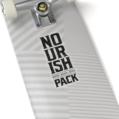 No Ur Ish NOURISH Block Sticker