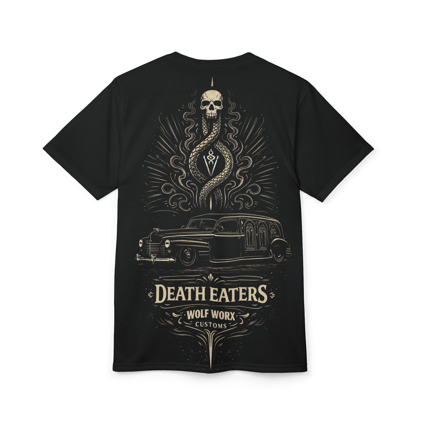 Wolf Worx Customs "Hogwarts Hotrods" Death Eater T- Shirt