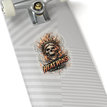 HEAT WINS! Kenzie Killz / Wolf Worx Customs / Witch Wolf / NO UR ISH PROTEST COLLAB! ALL Proceeds Go To Charity! STICKER