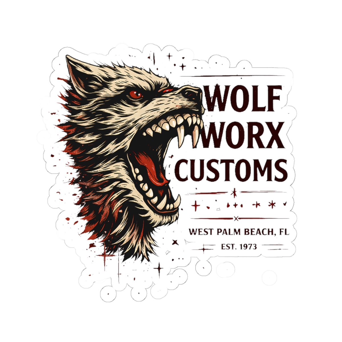 Wolf Worx Customs GAS Gospel Sticker
