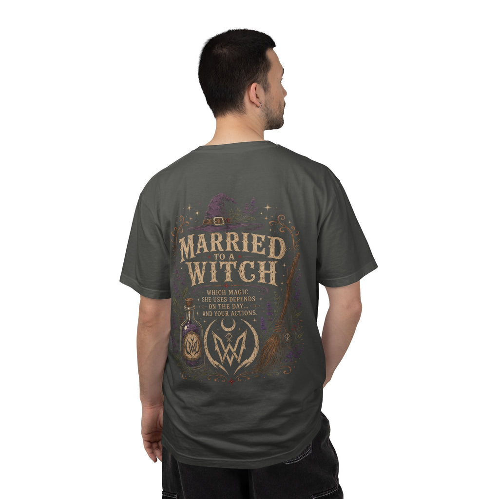 Married to a Witch T-Shirt | Witchy Couple Shirt Double W Supply Co
