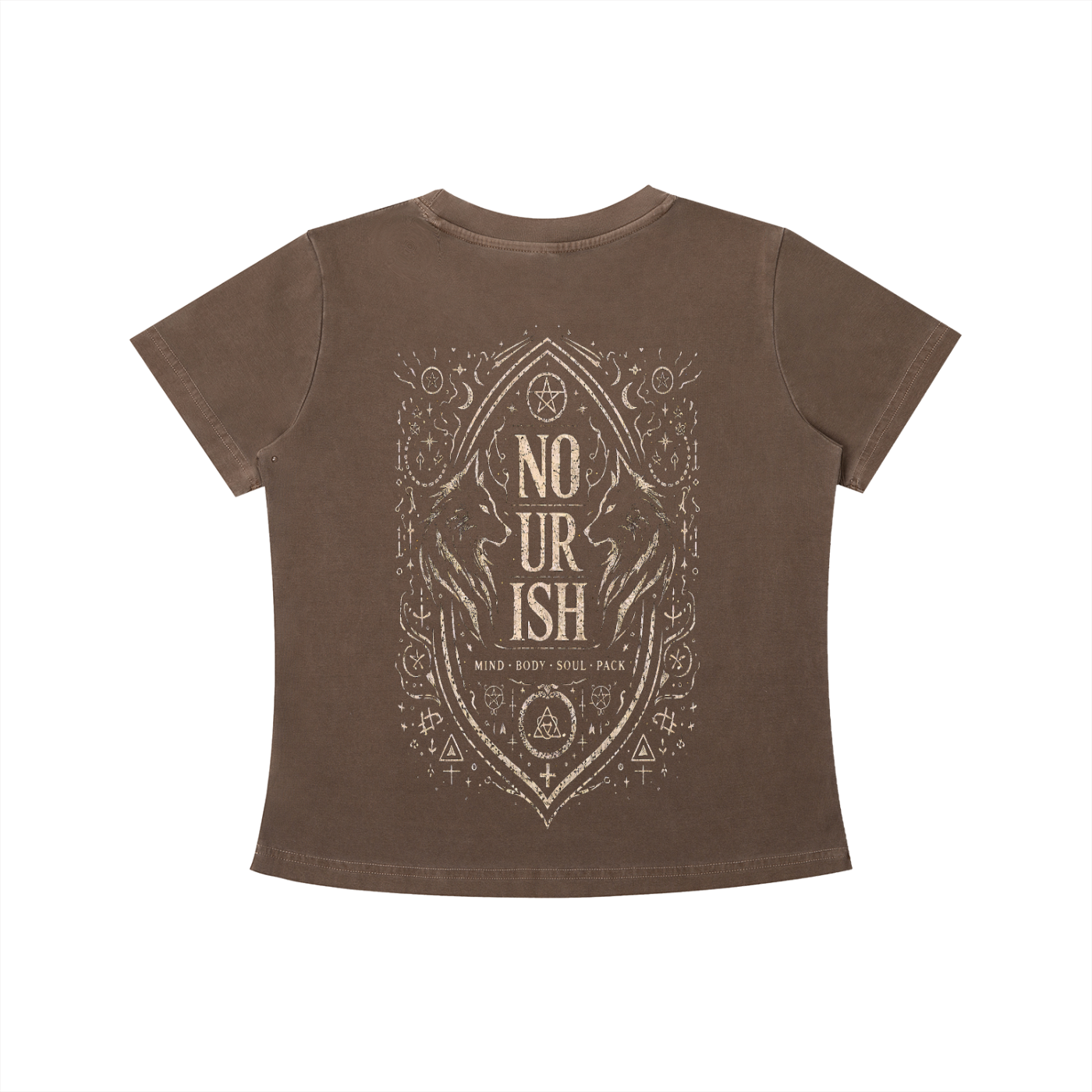 No Ur Ish NOURISH Vintage Wash Slim Fit T-shirt