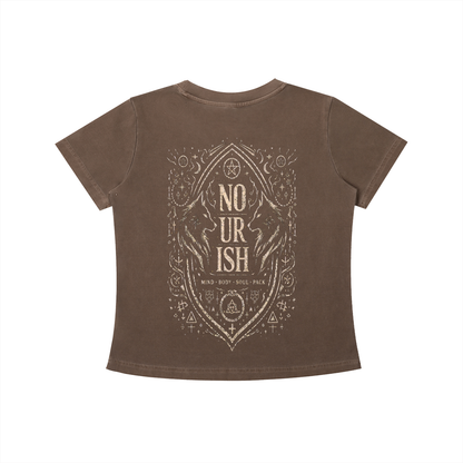 No Ur Ish NOURISH Vintage Wash Slim Fit T-shirt