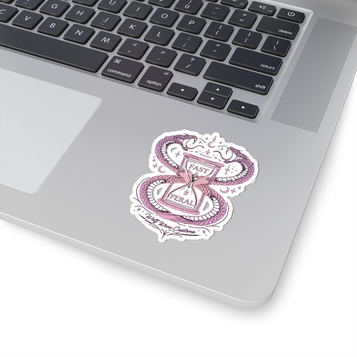Wolf Worx Customs Fast & Feral Snakes Hourglass Sticker
