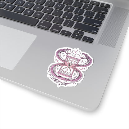 Wolf Worx Customs Fast & Feral Snakes Hourglass Sticker