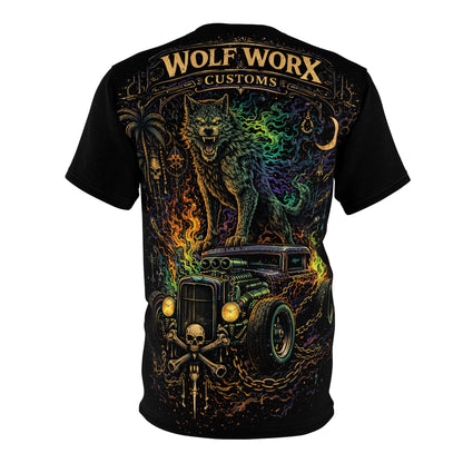 Wolf Worx Customs™ Fast. Feral. Built Different. Tee