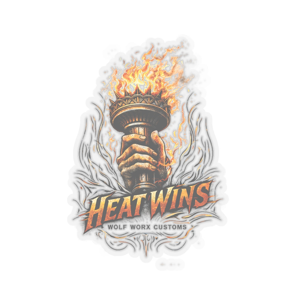 HEAT WINS! Kenzie Killz / Wolf Worx Customs / Witch Wolf / NO UR ISH Pinup PROTEST COLLAB! ALL Proceeds Go To Charity!